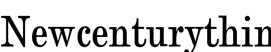 New Century Thin Font Download Free